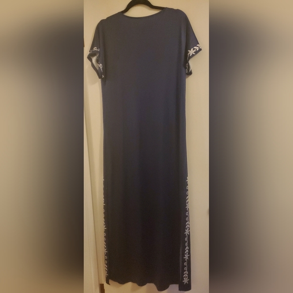Navy blue maxi dress Size M - Picture 4 of 4